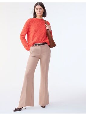 NWT Ann Taylor The Margot Pant Khaki Trouser 0 Bi-Stretch